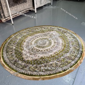 Восточный Ковер Для Гостиной Медальон Дизайн 28749 круг