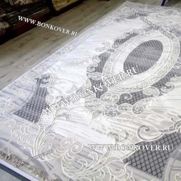Ковер Турция Для Гостиной Дизайн 94 Серый