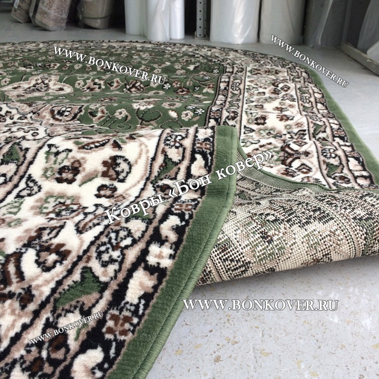 Ковер Лайт Карпет New 4 Дизайн 21 Зеленый Овал